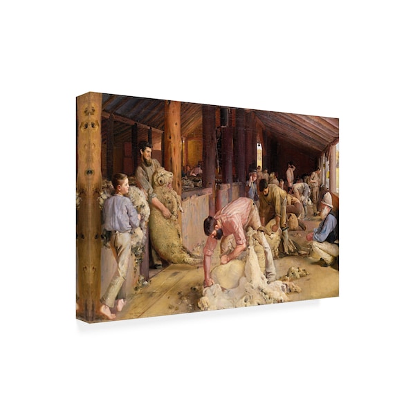 Tom Roberts 'Shearing The Rams' Canvas Art,22x32